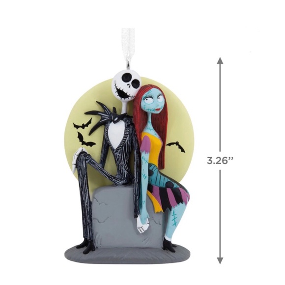 Hallmark The Nightmare Before Christmas “Jack Skellington and Sally” Ornament - Picture 4 of 12